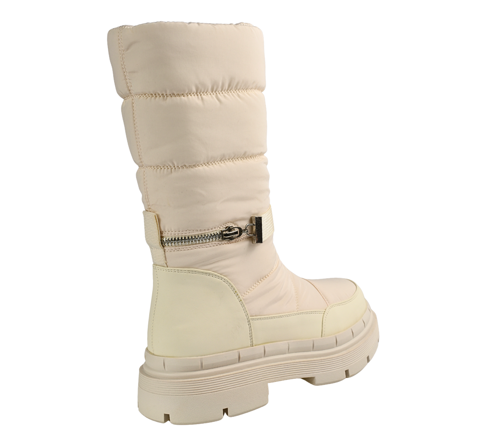 Ghete casual, dama, FRANCO GERARDO, X133 bej, textil