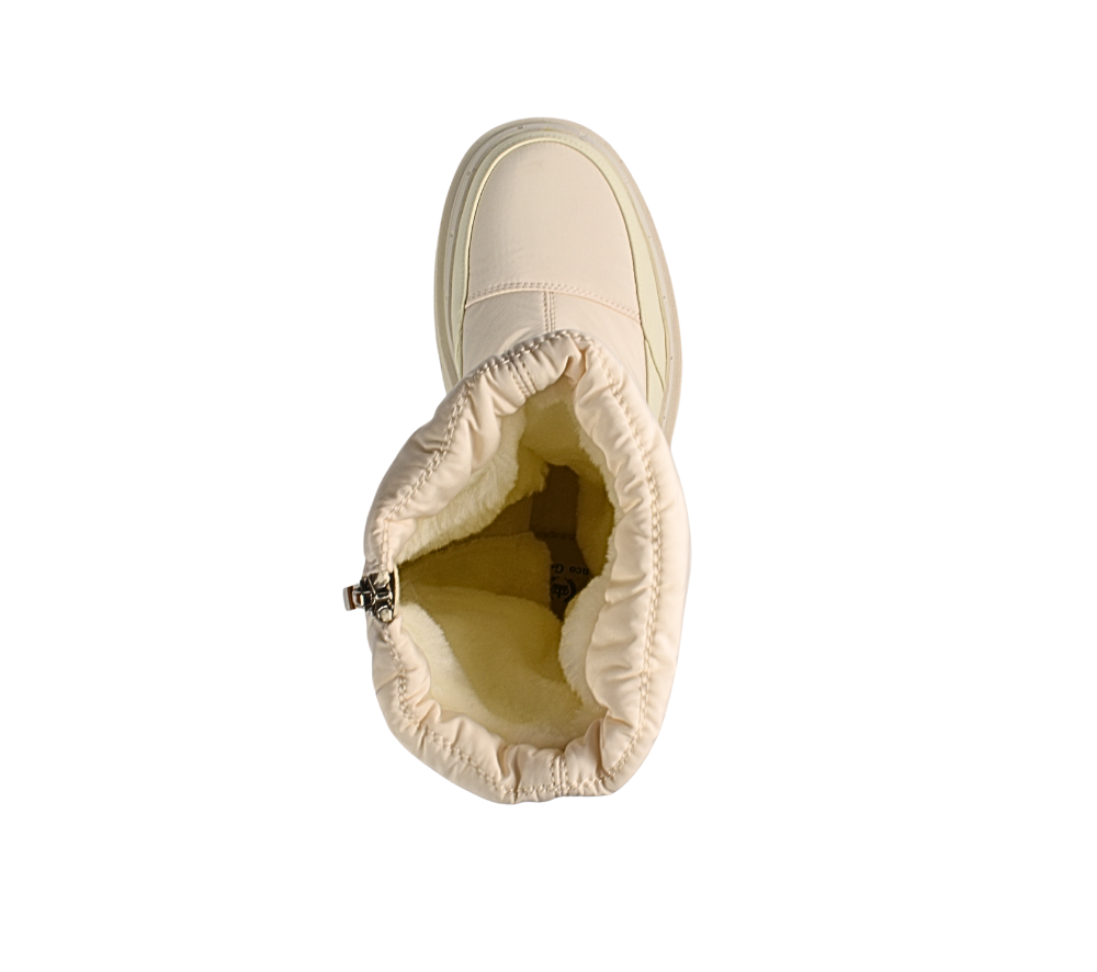 Ghete casual, dama, FRANCO GERARDO, X133 bej, textil