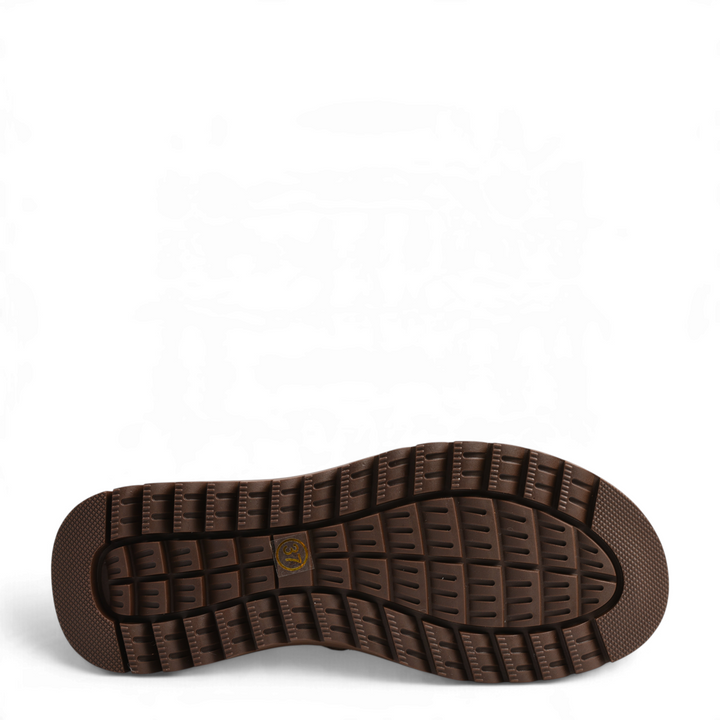 ada-shoes.ro Anna Viotti brown rubber shoe sole with a textured tread pattern and size 37 label