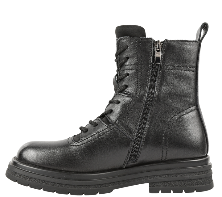 Ghete casual, dama, FORMAZIONE, 20291 negru, piele naturala