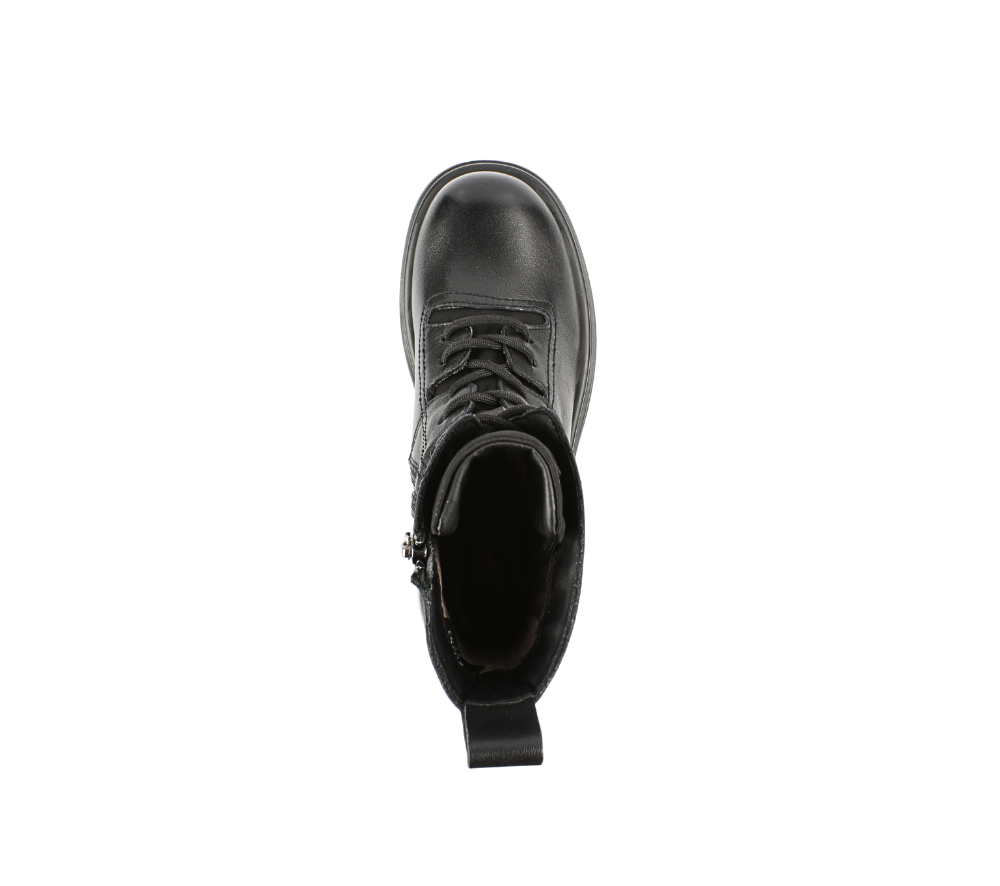 Ghete casual, dama, FORMAZIONE, 20291 negru, piele naturala
