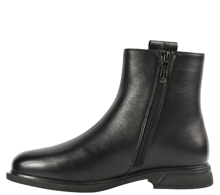 Ghete casual, dama, KARISMA, DL70014A negru, piele naturala
