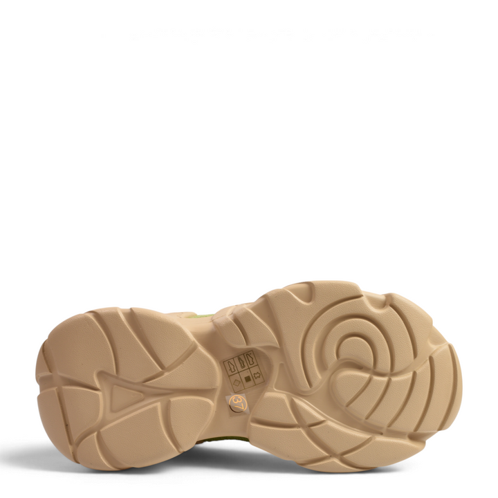 ada-shoes.ro Gryxx ZM90001C-B sneaker boot showing the beige chunky rubber outsole with organic tread pattern