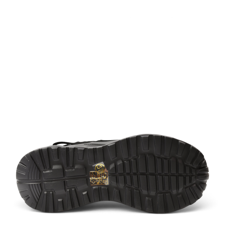 ada-shoes.ro Franco Gerardo black chunky sole with sculptural tread pattern for enhanced grip and stability