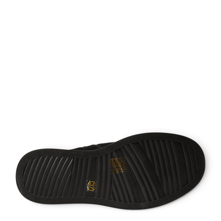 Black suede orthopedic sole of Pass Collection boot from ada-shoes.ro
