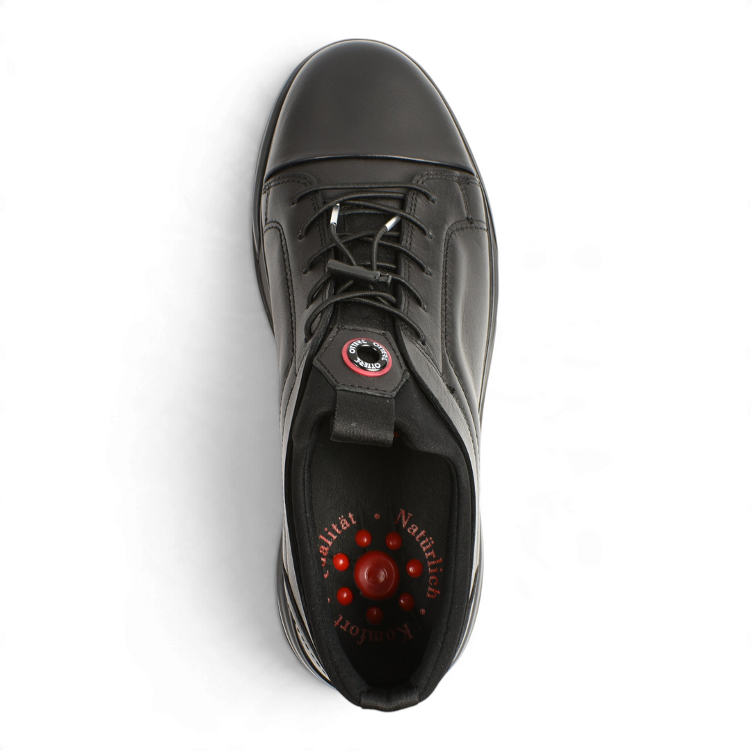 ada-shoes.ro Otter black leather casual men&