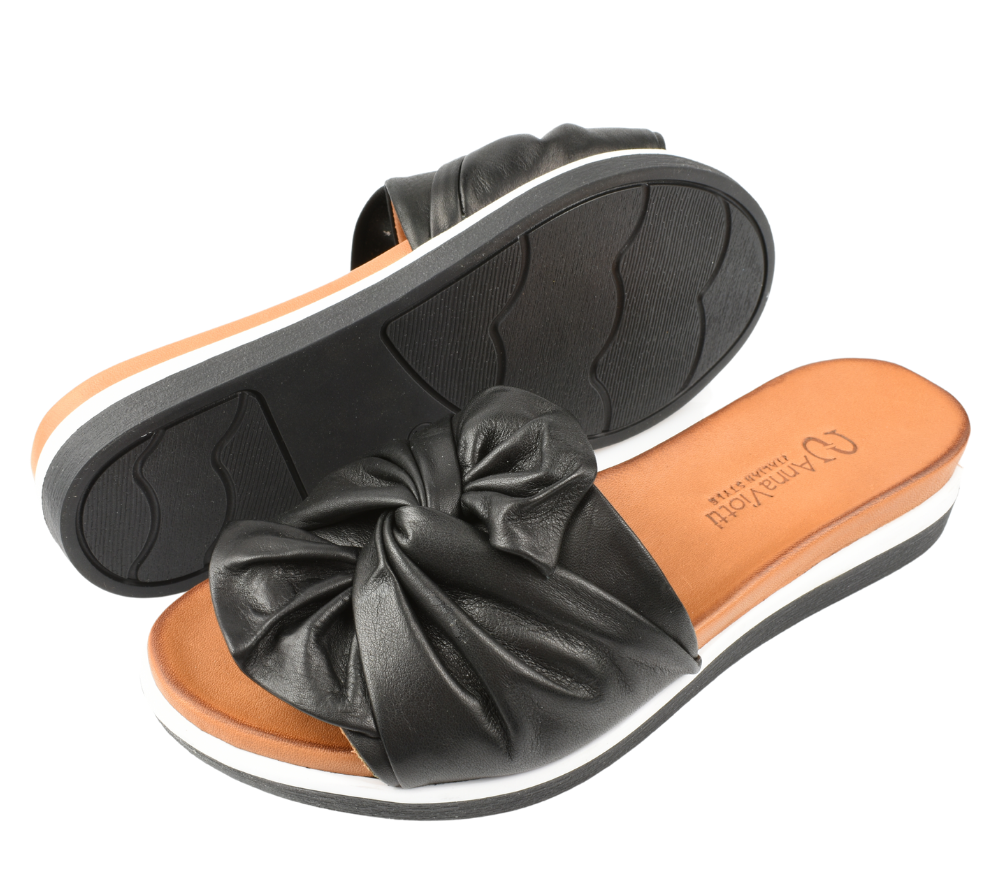 Anna Viotti Papuci Casual piele naturala