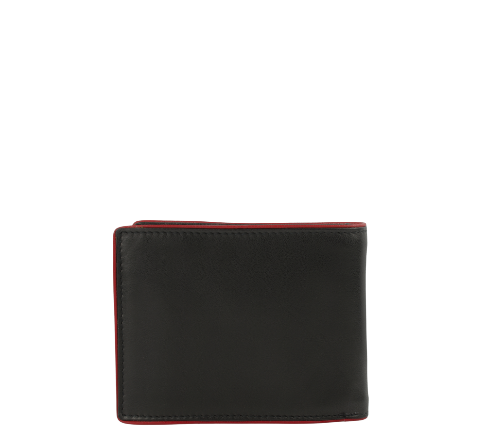 Coveri Portofel Casual 1120 negru-rosu