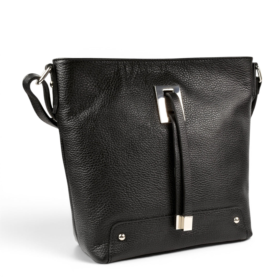 Poseta Casual Helda Medie-Negru