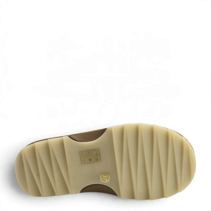 ada-shoes.ro Anna Viotti sneakers featuring a thick, beige, non-slip platform sole with a textured grip pattern.